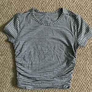 NWOT lululemon All It Takes cropped tee sz 6